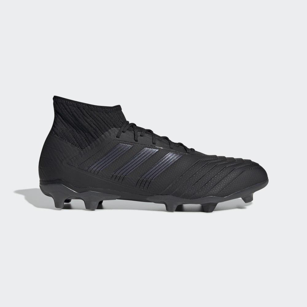Ghete Fotbal Adidas Predator 19.2 Firm Ground Barbati Romania - Negrii F35603